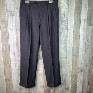 Men’s Pin Striped Dress Pants (Flaw-Missing 1 Button)